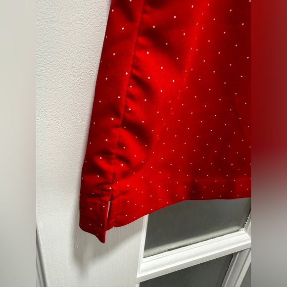 A New Day Red With White Polka Dot Blouse - Picture 5 of 7